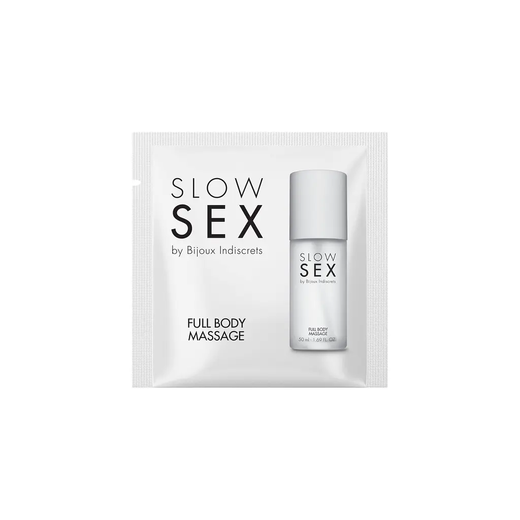 Пробник силіконового гелю для масажу всього тіла Bijoux Indiscrets Slow Sex Full body massage