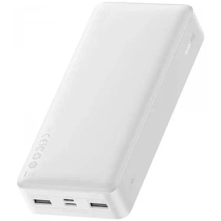 Портативна батарея Baseus Bipow Digital Display Power Bank 20000 mAh 15W Overseas Edition PPBD050102 White - фото 3