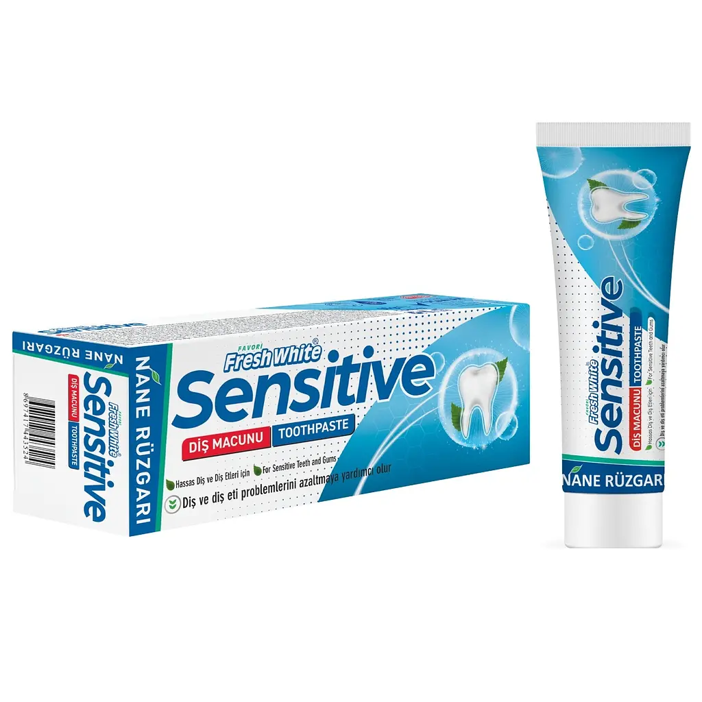 Зубна паста Fresh White Sensitive Для чутливих зубів 90 г
