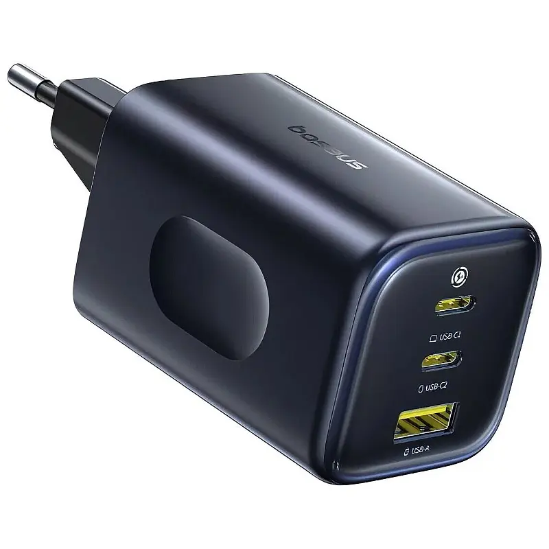 МЗП Baseus PicoGo AE11 Fast Charger 100W (1USB-A/2C) (E01214) Cosmic Black - фото 3
