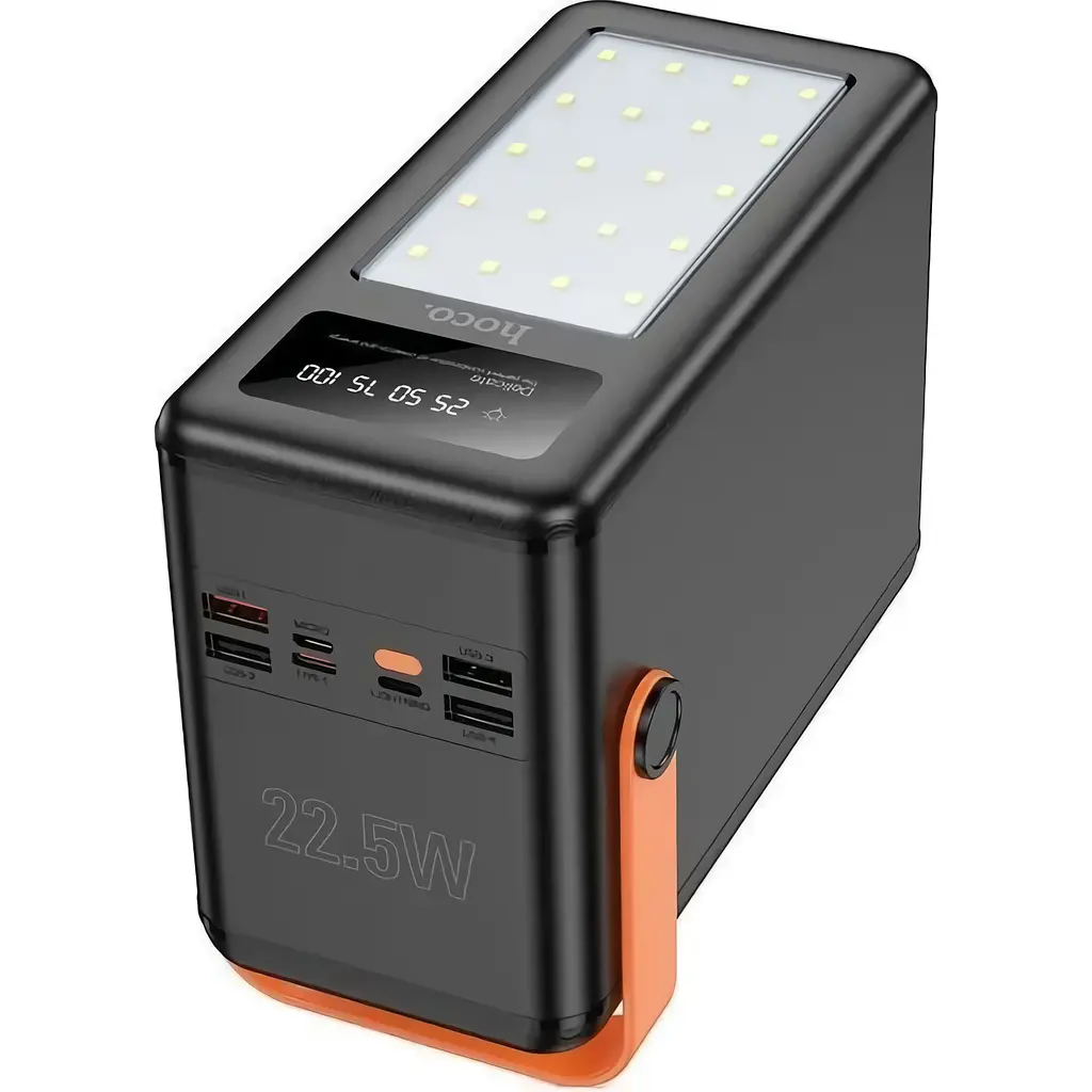 Зовнішній акумулятор Hoco Prometheus DB120 120000mAh 22.5W Black [121605] - фото 4