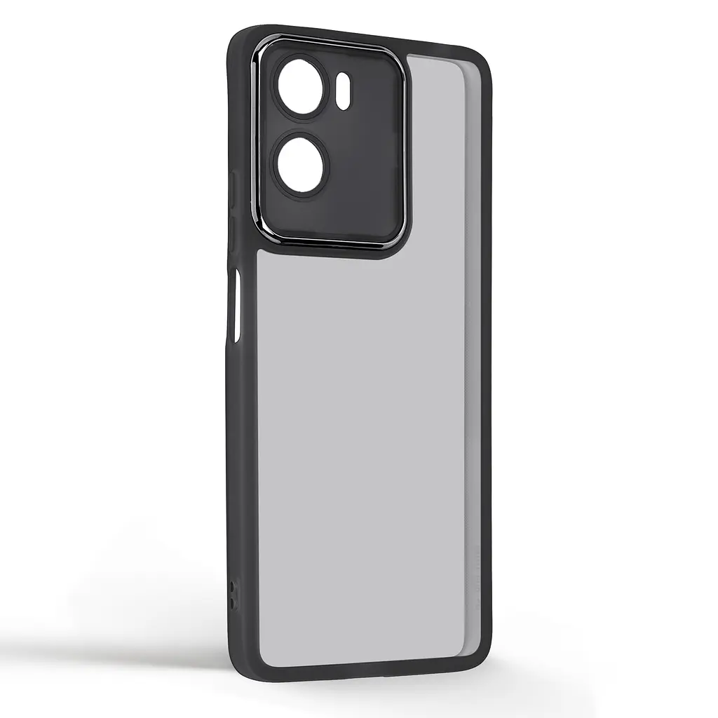 Защитный чехол для Motorola G06 4G/G06 Power 4G, Shade, черный, TPU+PC, матовый, защита всего корпуса, панель-накладка, противоударный, с большими бортами, амортизирует удары при падениях, ArmorStandart (ARM89066) - фото 2