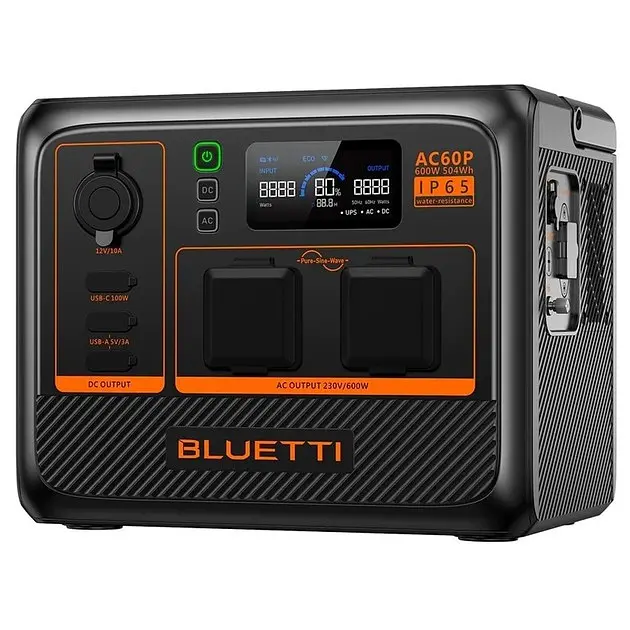 Зарядна станція Bluetti AC60P 504Wh 600W - фото 2