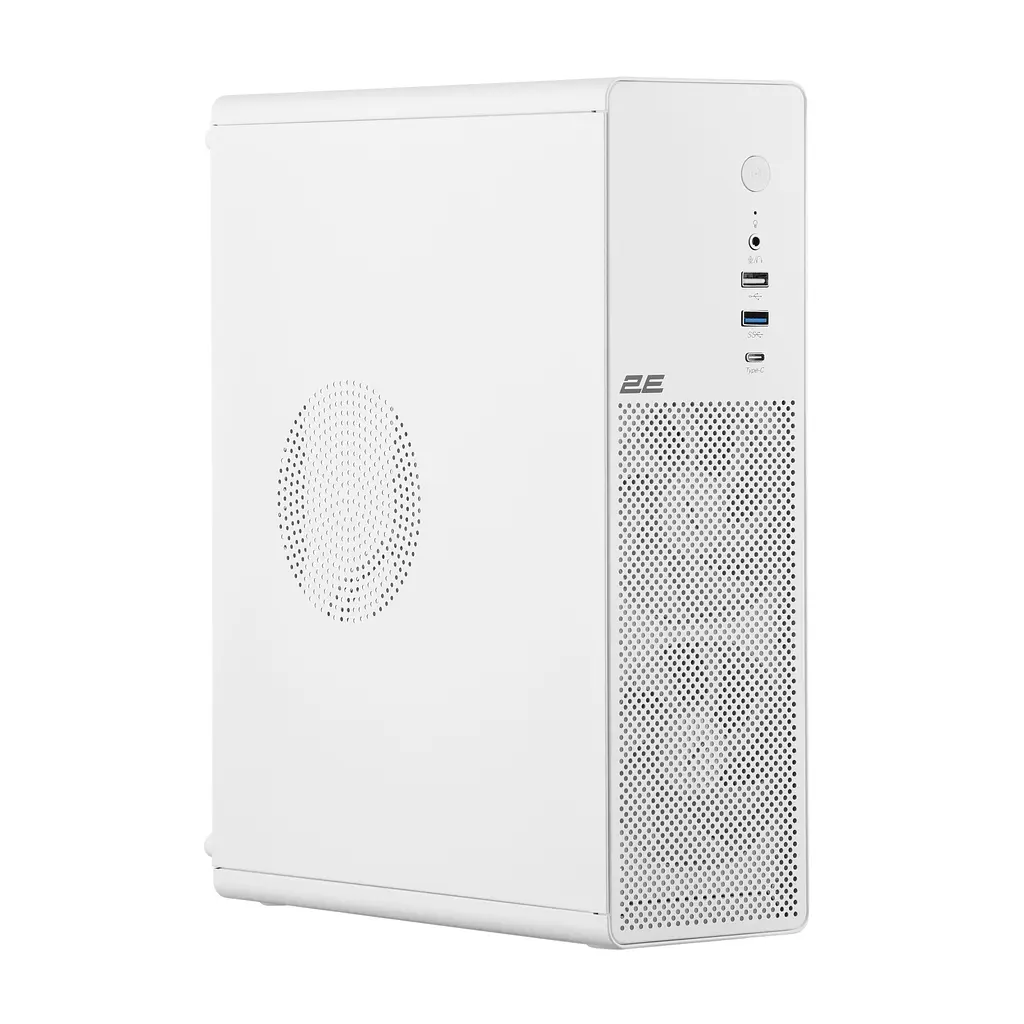 Корпус 2E Credo Slim V90W-400 з БП 2E ATX400 1xUSB3.0 1х USB 2.0 1xUSB Type-C 2x90мм VGA 390мм mATX білий