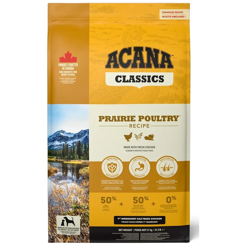 Сухий корм для собак Acana Prairie Poultry 9.7 кг (0064992560119)