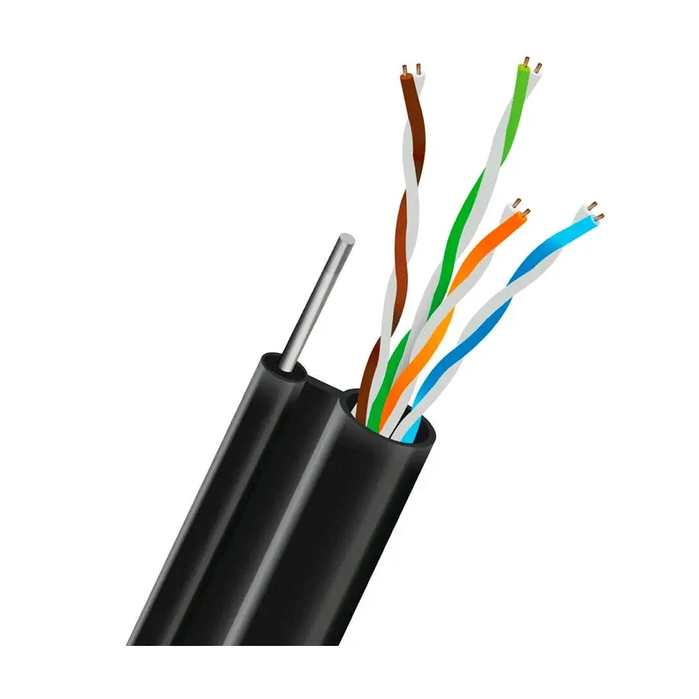 Кабель вита пара UTP CAT5E CU 0.51mm LDPE Outdoor + дріт Trinix 305m (33-00043) - фото 2