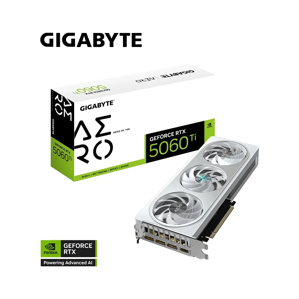 Відеокарта GIGABYTE GeForce RTX5060Ti 16Gb AERO OC (GV-N506TAERO OC-16GD) - фото 11