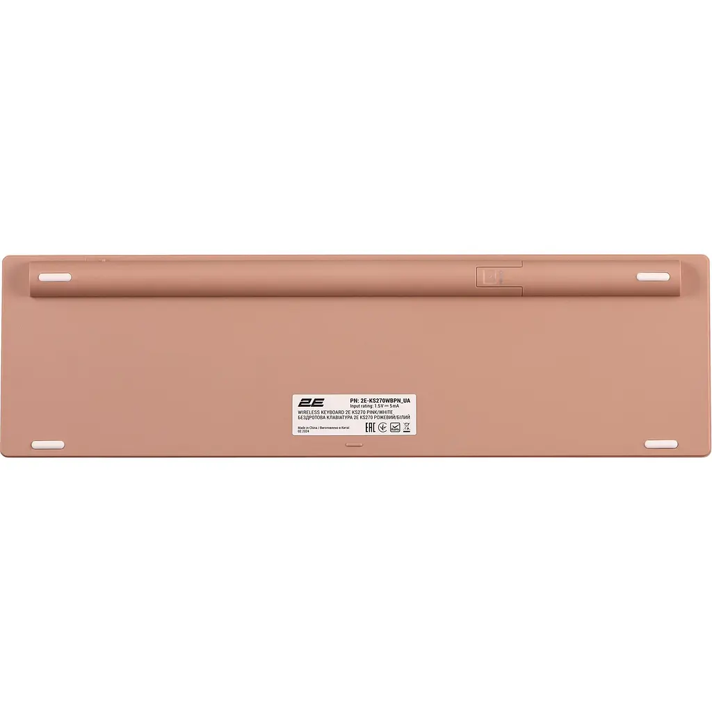 Клавіатура 2E KS270 WL/BT UA Pink/White (2E-KS270WBPN_UA) [150967] - фото 2