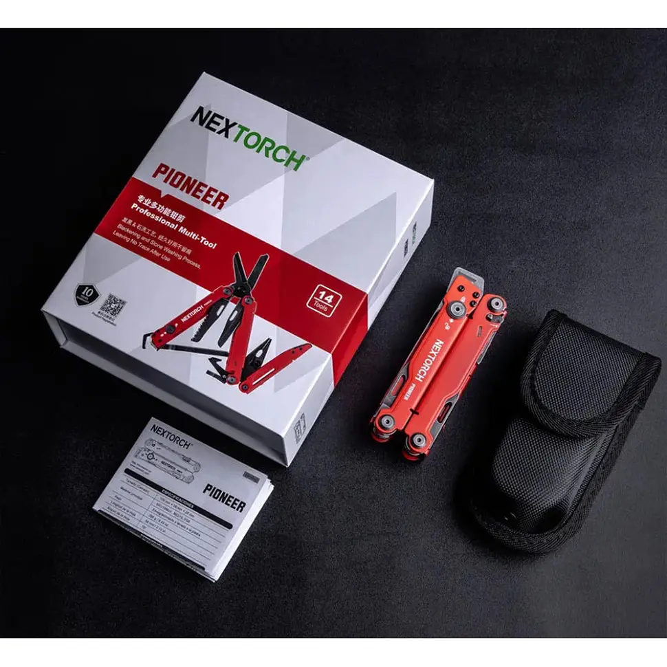 Мультитул Nextorch Pioneer MT20, красный - фото 7