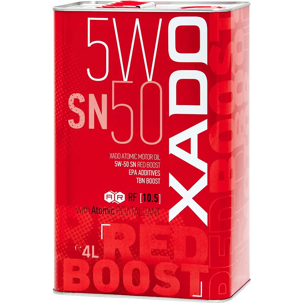 Моторна олива XADO 5W-50 SN Red Boost синтетична 4 л - фото 2