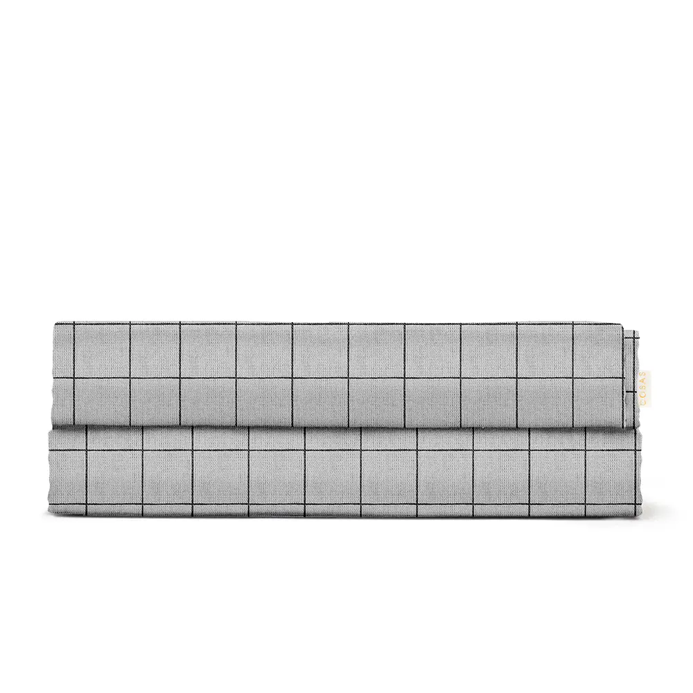 Комплект постільної білизни Cosas полуторний WAVE CS1 160 x 220 см (Ranfors61_Wave_CellAshgrey_160) - фото 6