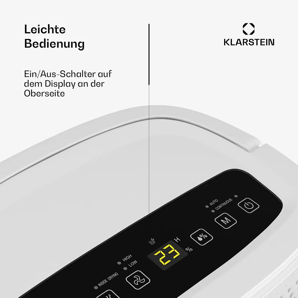 Осушитель воздуха Klarstein DryFy 10л (10046366) - фото 6