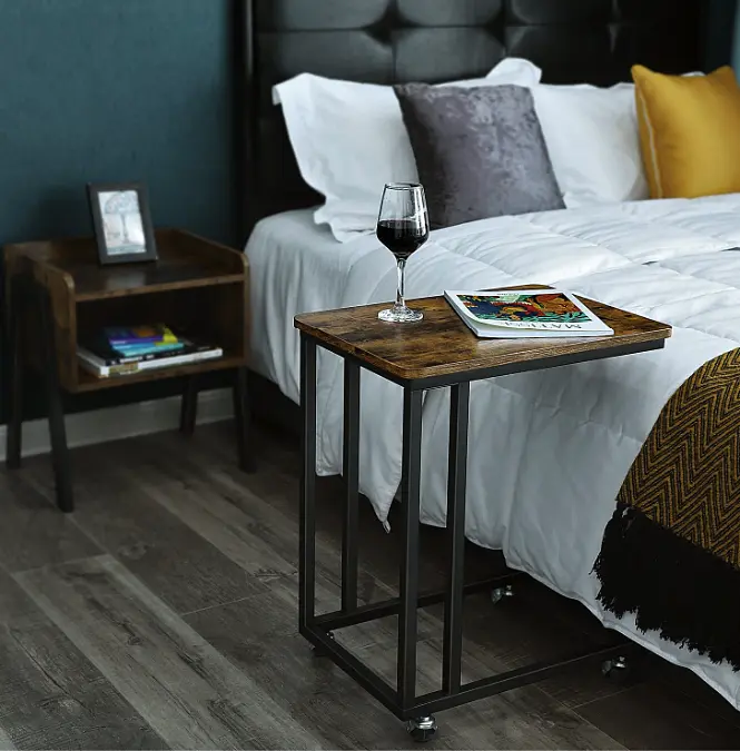 Журнальний столик приставний Leobert Angel на коліщатках в стилі Loft - фото 5