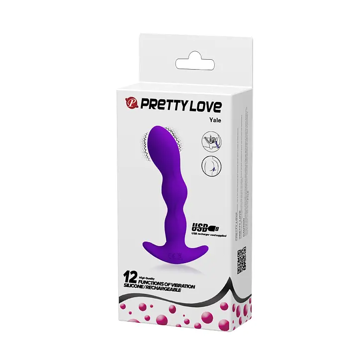Анальна пробка - Pretty Love Yale Anal Plug Purple - фото 2
