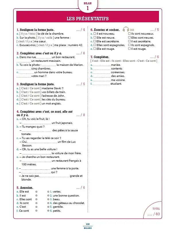 100% FLE A1 Grammaire essentielle du francais Livre + didierfle.app - фото 7