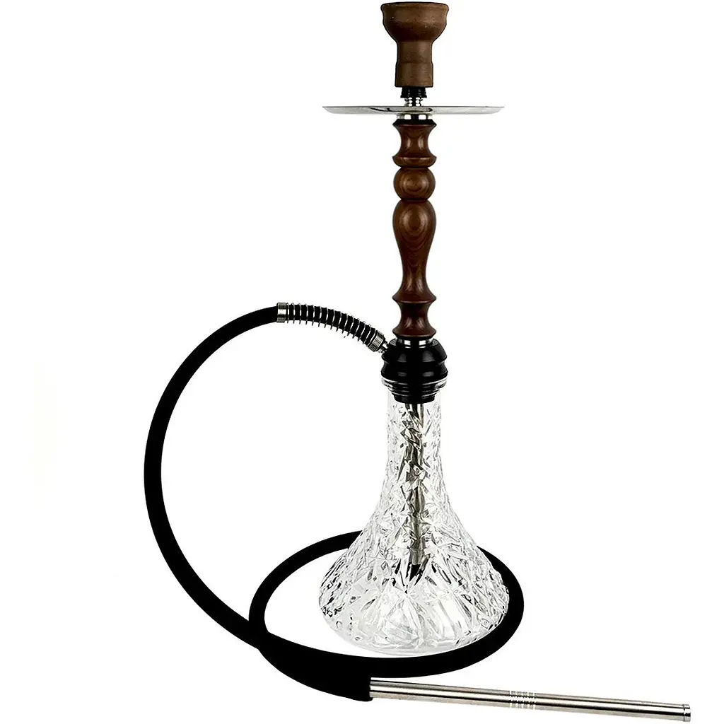 Кальян Aroma Hookah Bravo Brown Craft Crystal Clear - фото 2