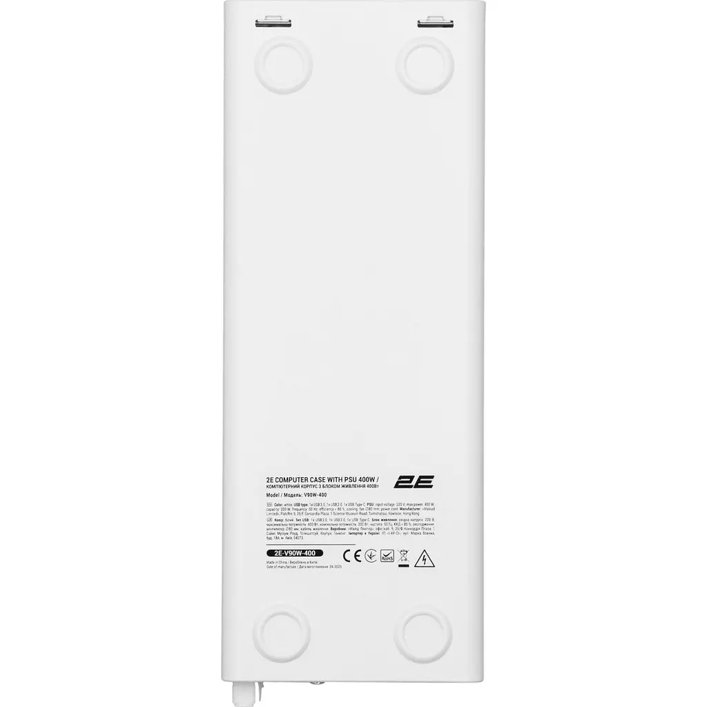 Корпус 2E Credo Slim V90W-400 400W White (2E-V90W-400) [173286] - фото 5