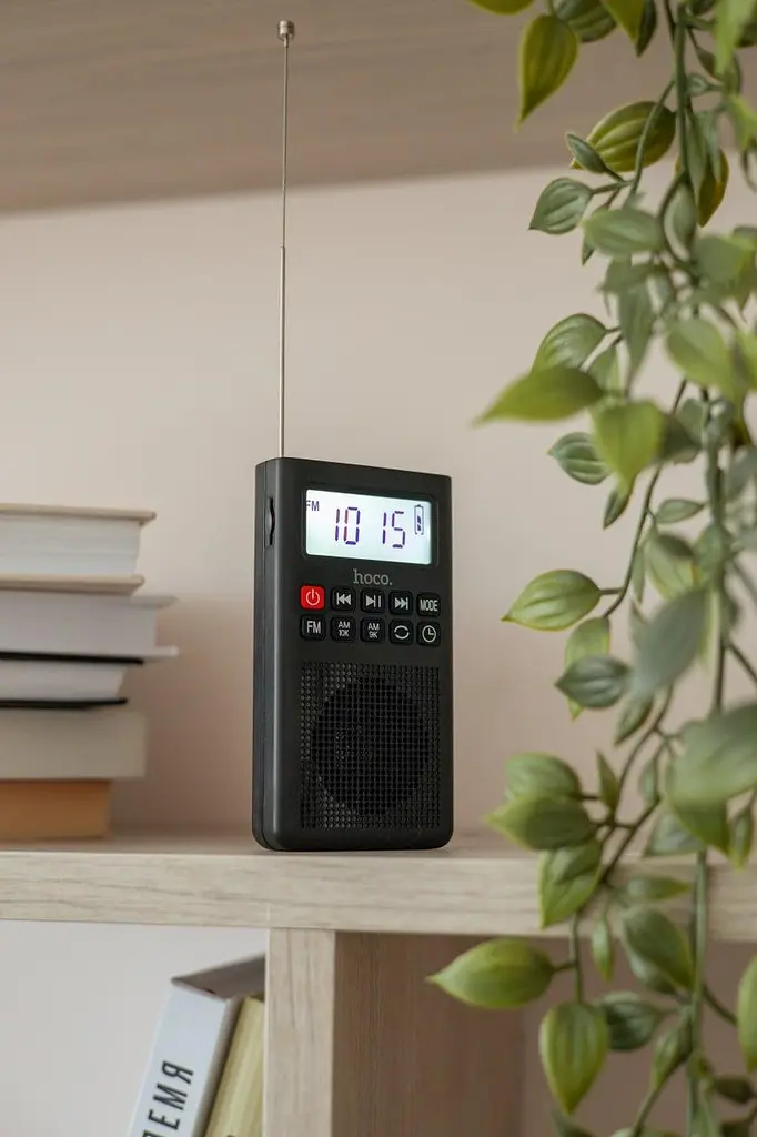 Портативне радіо із Bluetooth 5.3 - радіоприймач HOCO HI51 AM FM USB microSD - фото 5