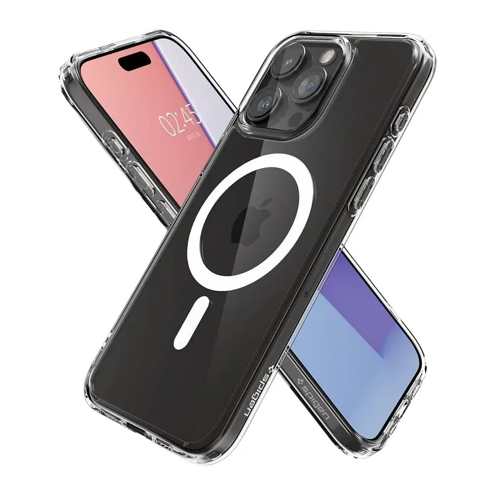 Чохол Spige Ultra Hybrid MagSafe Apple iPhone 15 Pro Transparent - фото 7