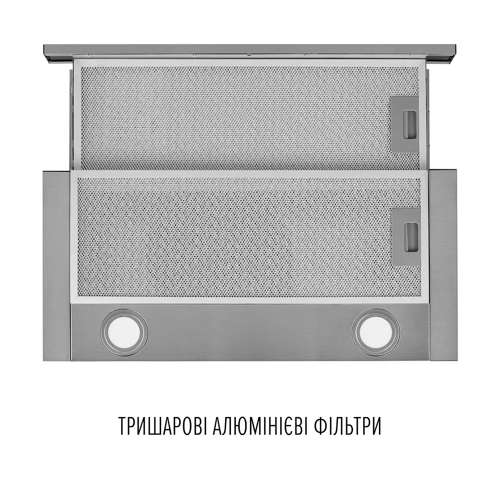 Витяжка телескопічна PERFELLI TL 6822 I 1200 LED - фото 7