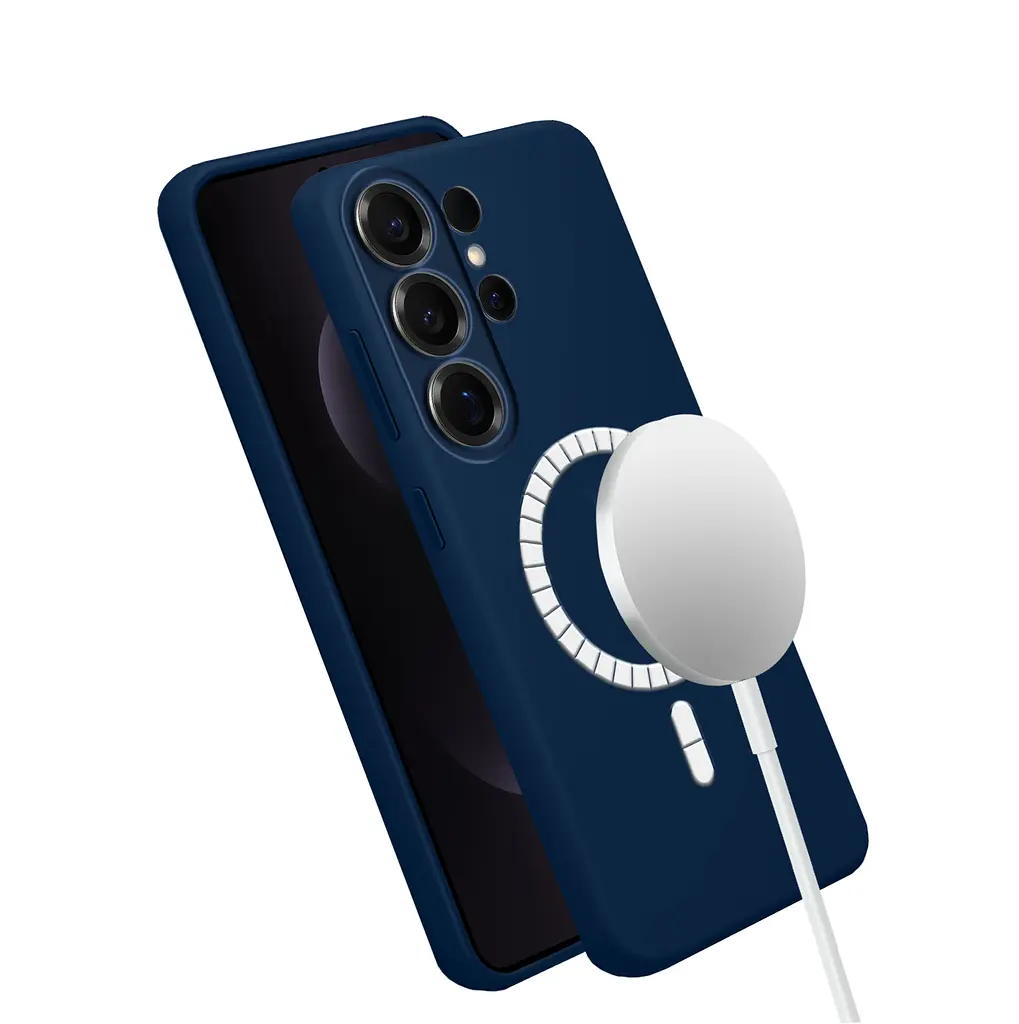 Чохол MAKE Samsung S26 Ultra Silicone Solo Navy - фото 3