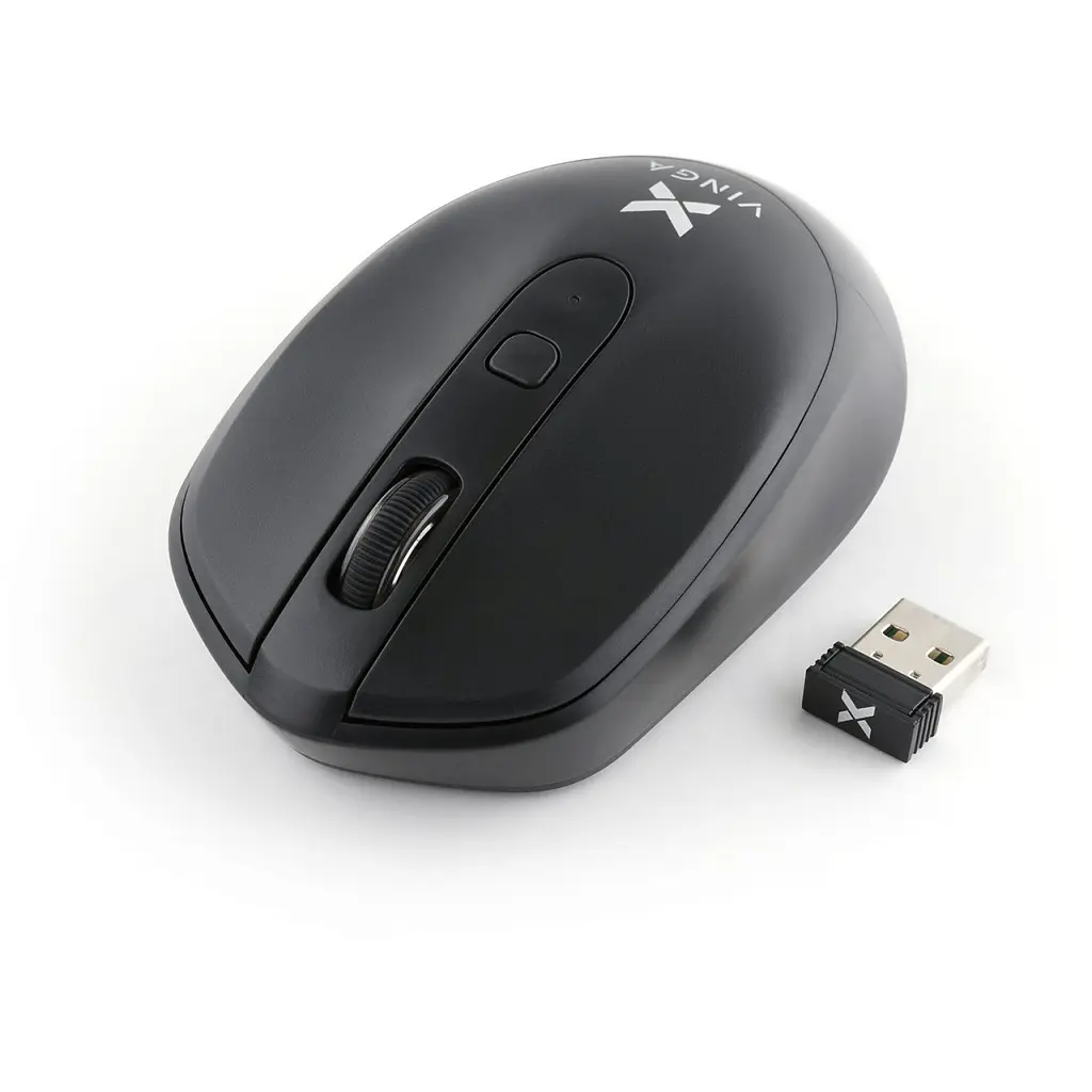 Мишка Vinga MSW-908 Silent Click black - фото 2