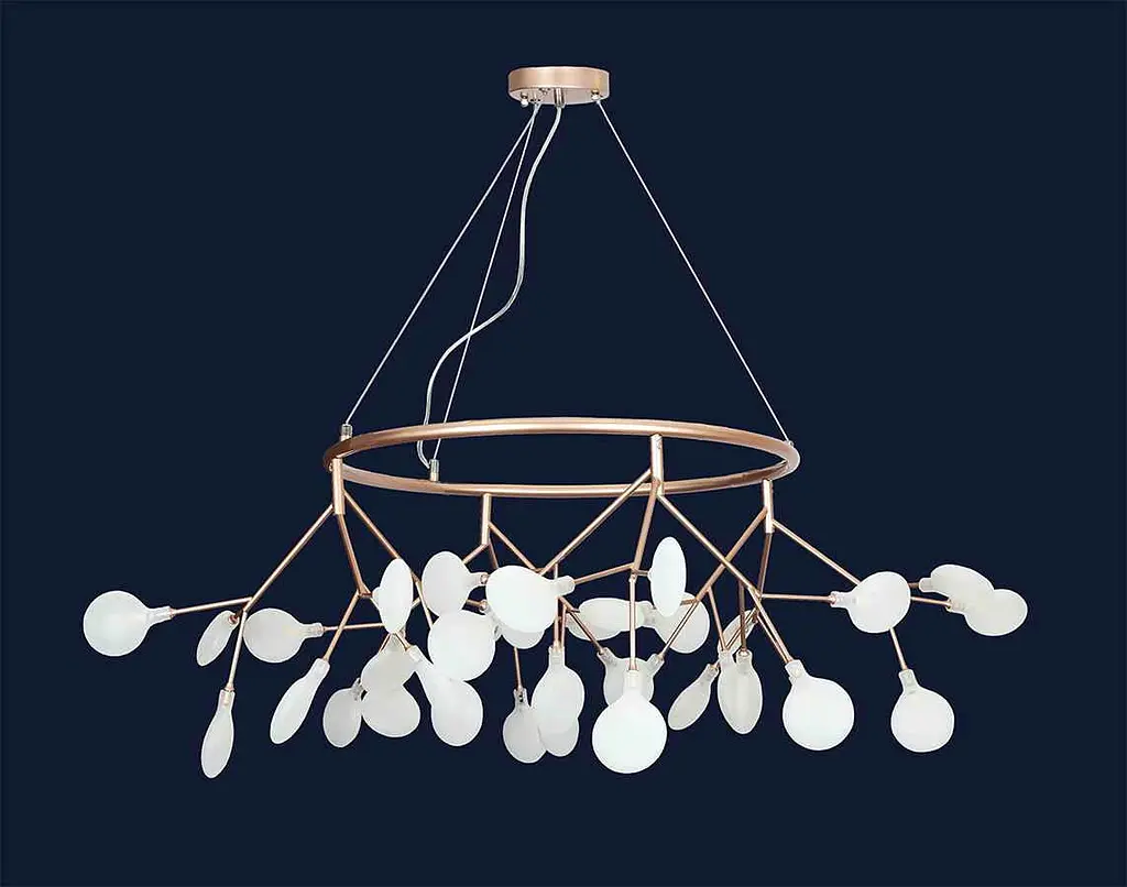 Люстра LED PETALS Levistella 918LP263-36 RS+WH - фото 2