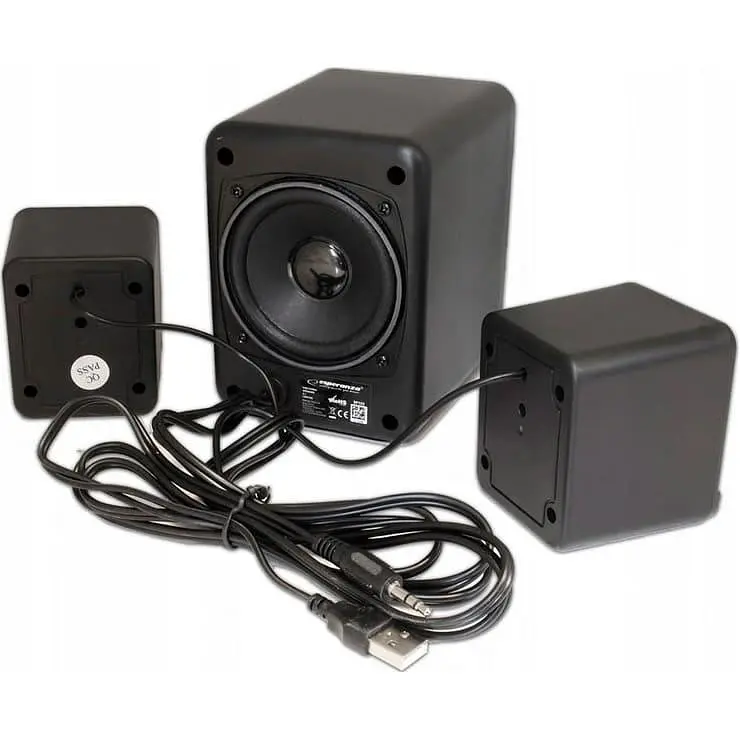 Акустическая система Esperanza 2.1 Cancan Speakers EP153 USB-C (EP153) - фото 3