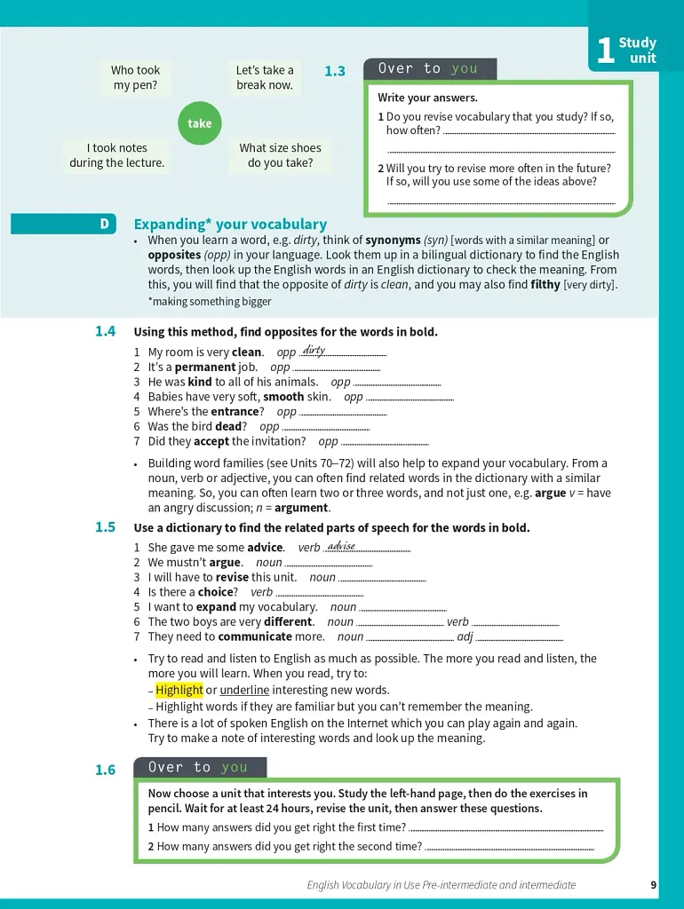 English Vocabulary in Use Pre-intermediate and Intermediate. Book with Answers and Enhanced eBook. Vocabulary Reference and Practice (4th Edition) - фото 4