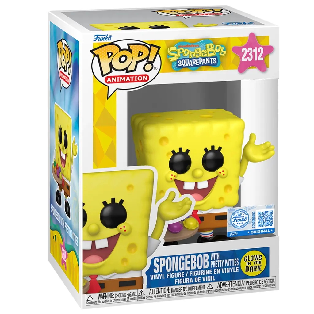 Фігурка Funko Pop серії Губка: Губка Боб з крабсбургерами (GW) (92009) - фото 2