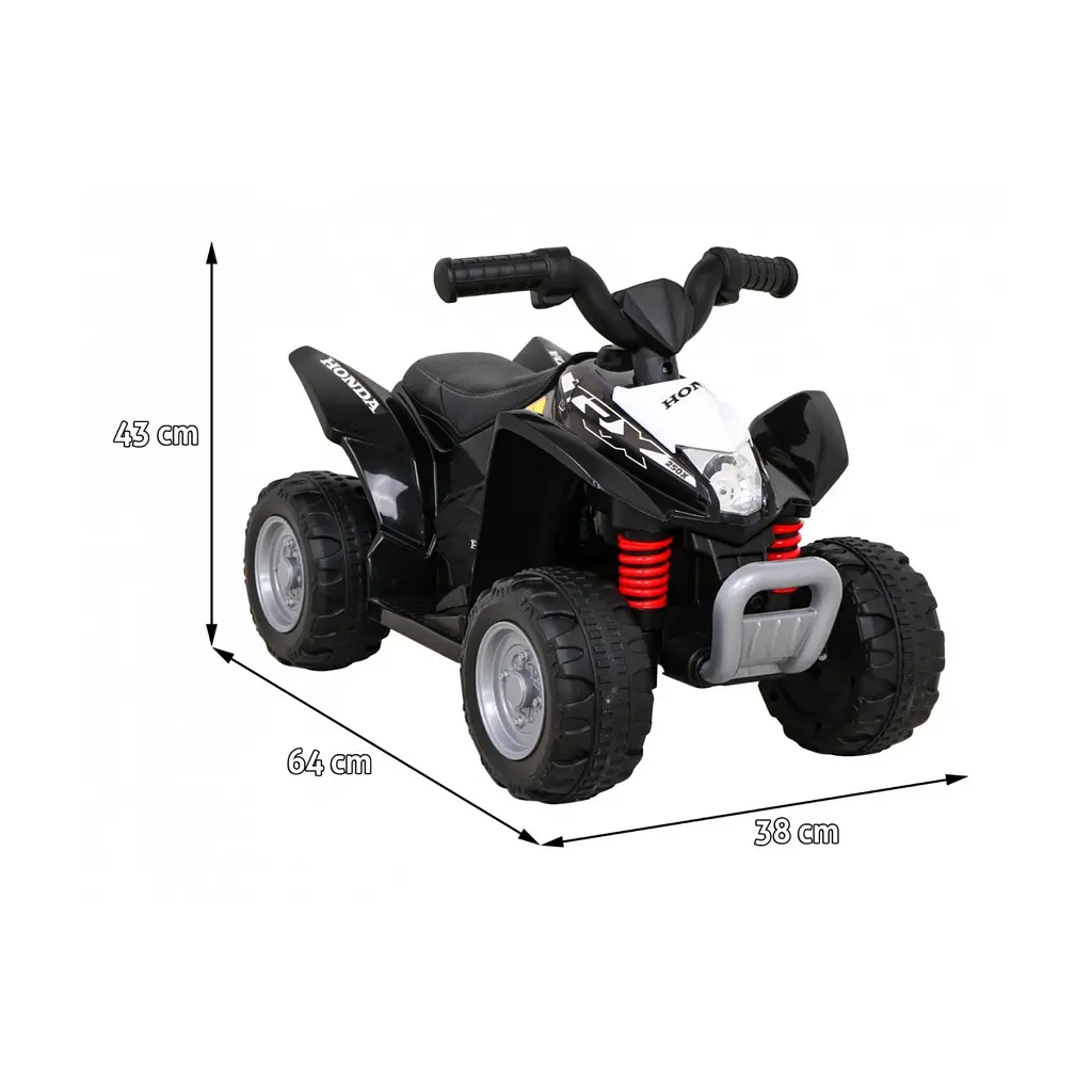 Квадроцикл Ramiz Honda 250X TRX 6 В, черный (PA.H3.CZ) - фото 2