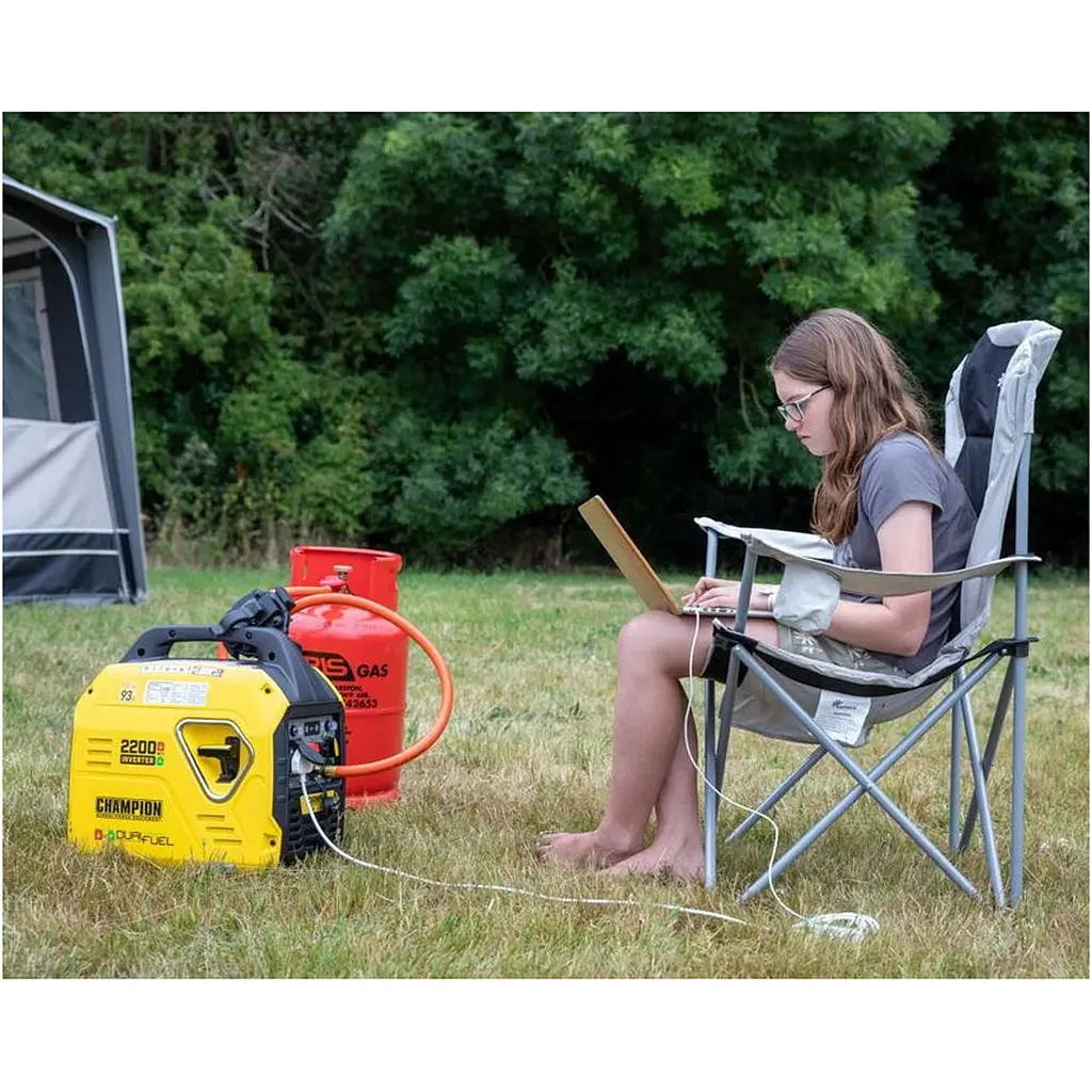 Инверторный газово-бензиновый генератор Champion 2200W LPG [92001i-DF-EU] [117537] - фото 10