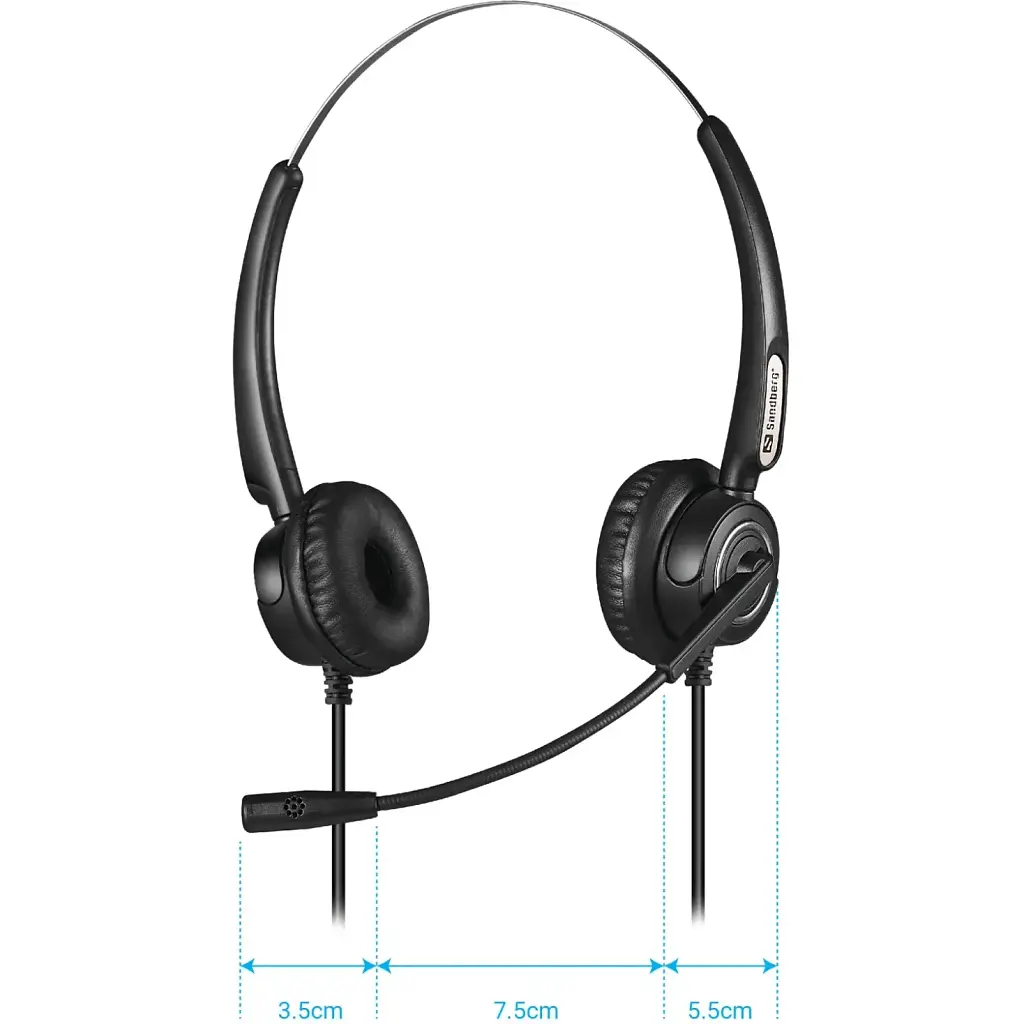 Гарнитура Sandberg Office Headset Pro Stereo USB Black - фото 4
