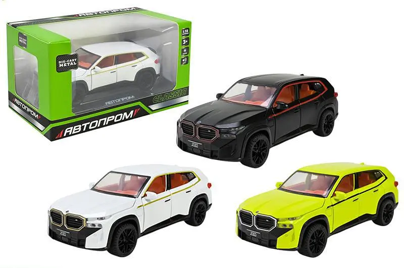 Машина AP74239 BMW XM 1:32 батареї, світло, звук, двері, що відкриваються, р.19.5x9x9 см АВТОПРОМ