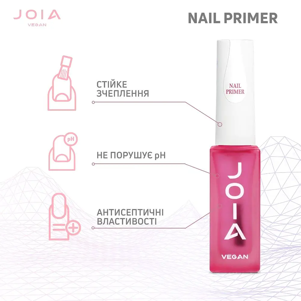 Безкислотний праймер Nail Primer JOIA vegan 15 мл - фото 2