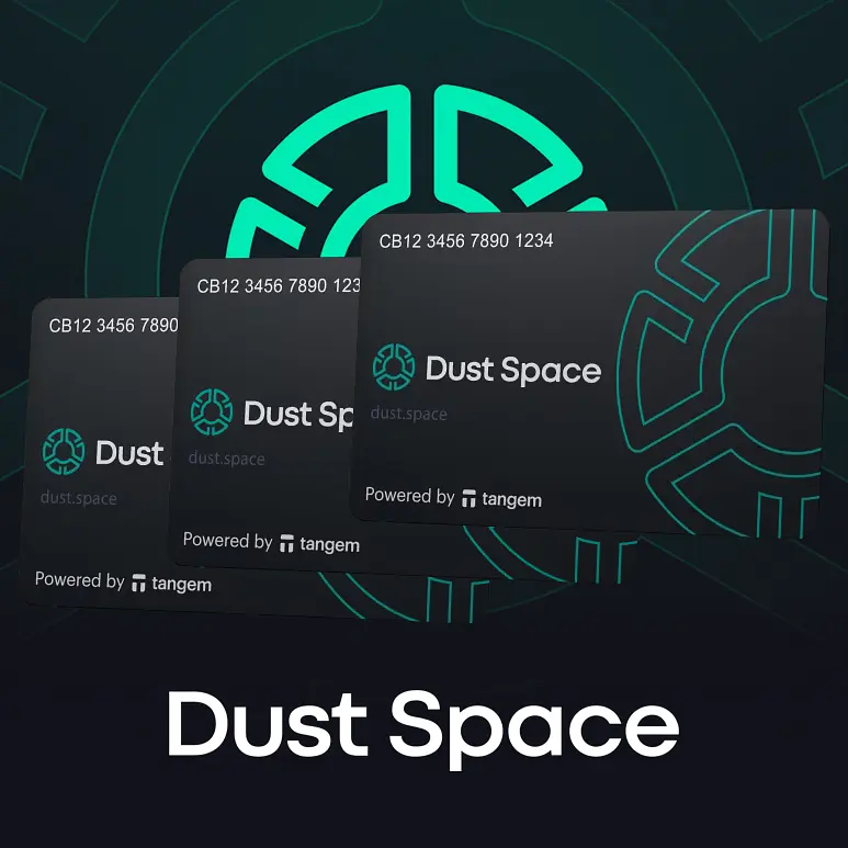 Криптокошелек Tangem Wallet 2.0 Dust Space на 3 карты (TG128X3-DS) - фото 3