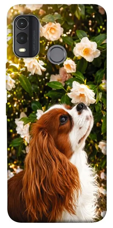 TPU чохол Demsky Flower spaniel для Nokia G11 Plus