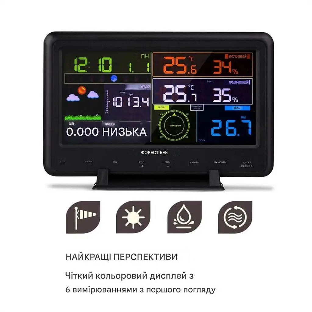 Профессиональная метеостанция Waldbeck Huygens (10032850) - фото 3