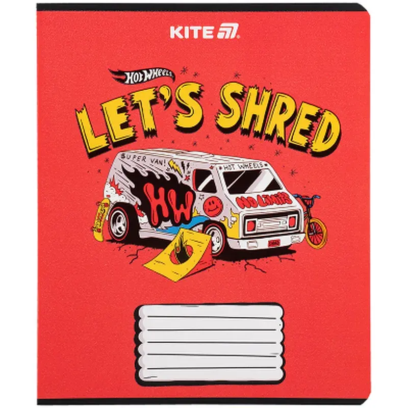 Зошит Kite Hot Wheels, 18 аркушів, клітинка (HW25-236) - фото 10