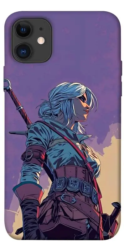 TPU чохол Demsky The witcher ciri для Apple iPhone 11 (6.1")