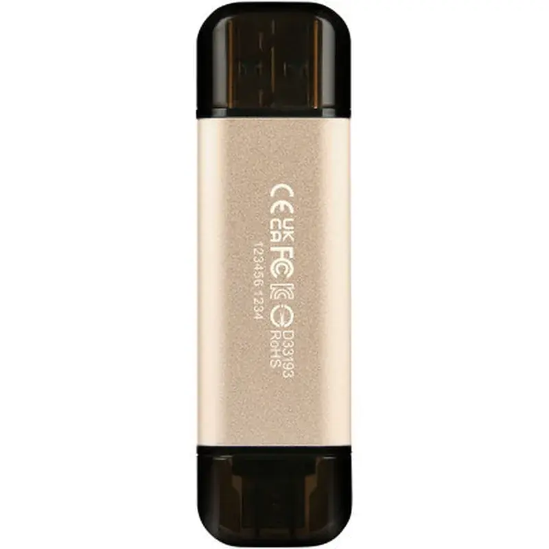 USB флеш накопичувач Transcend 512GB JetFlash 930C Gold-Black USB 3.2/Type-C (TS512GJF930C) - фото 7