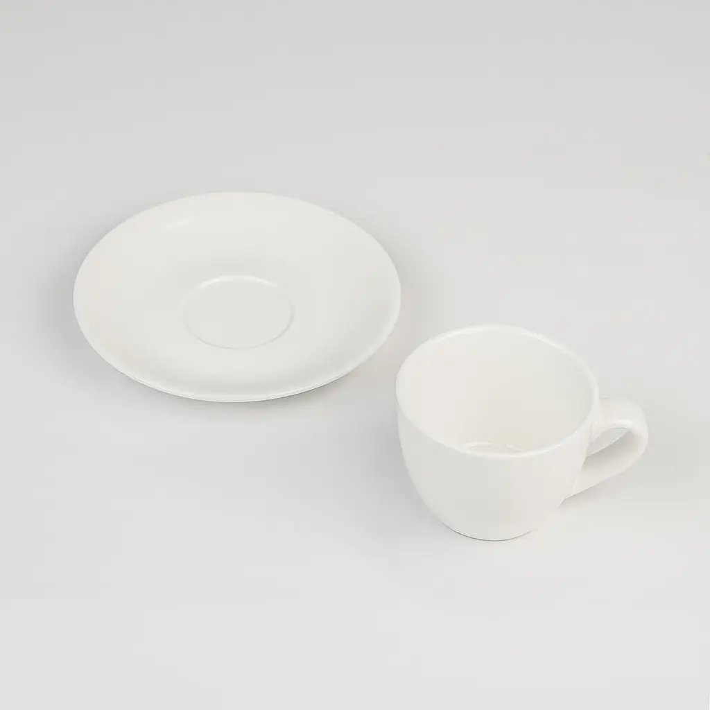 Блюдце МВМ My Home Жемчужина 12 см белое (KP-101 WHITE) - фото 3