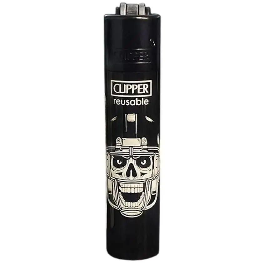 Зажигалка Clipper Pocket Scary Skulls 2 - фото 2