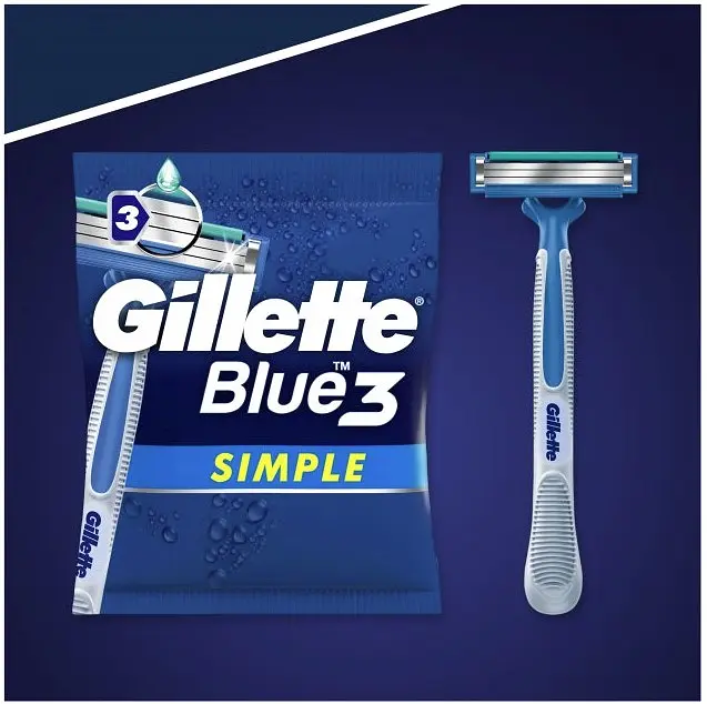 Станки для гоління Gillette Blue 3 Simple 8 шт. - фото 7