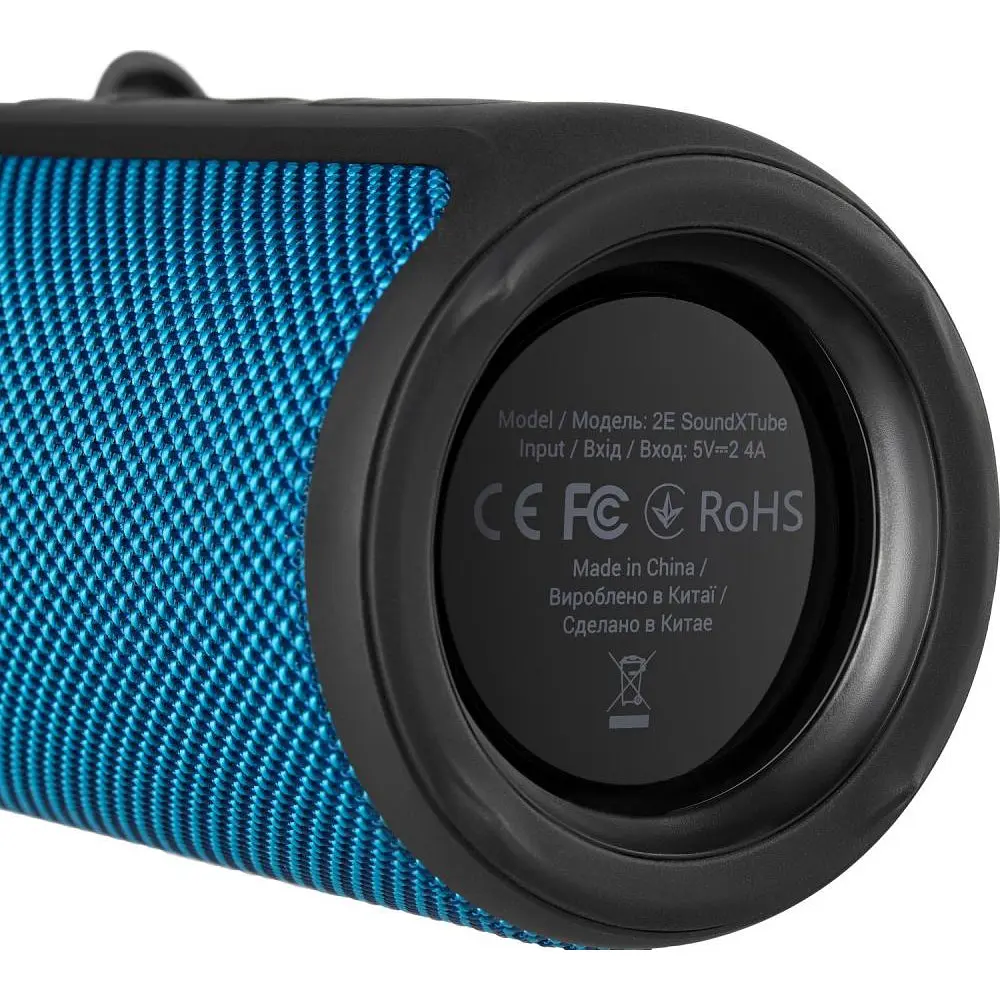 Портативна колонка 2E SoundXTube Blue (2E-BSSXTWBL) - фото 5