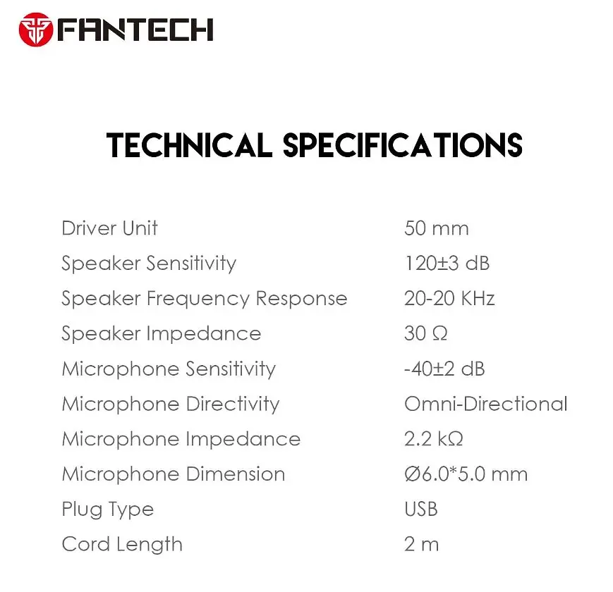 Игровые наушники Fantech HQ53 Flash 7.1 Black с микрофоном - фото 7