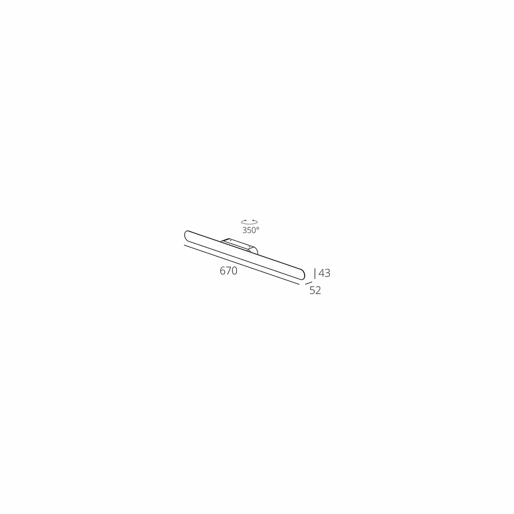 Настенный светильник Skarlat RWLB171 10W BK 3000K - фото 2