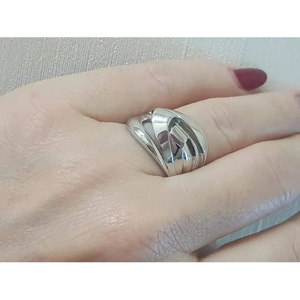 Срібне кільце Імперія золота. КБ066С 18 - фото 2