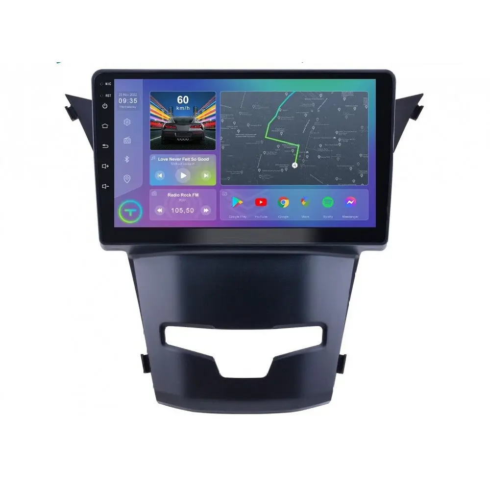 Штатна магнітола TORSSEN SsangYong Korando 3/Action 2 13-17 FL9 4+64Gb 4G Carplay DSP