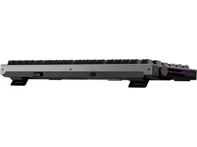Клавіатура Asus ROG Strix Morph 96 Wireless NX Snow V2 Black (90MP04IF-BKMA03) - фото 4